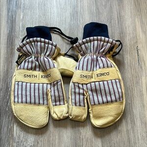 Smith Kinco Striped Mittens